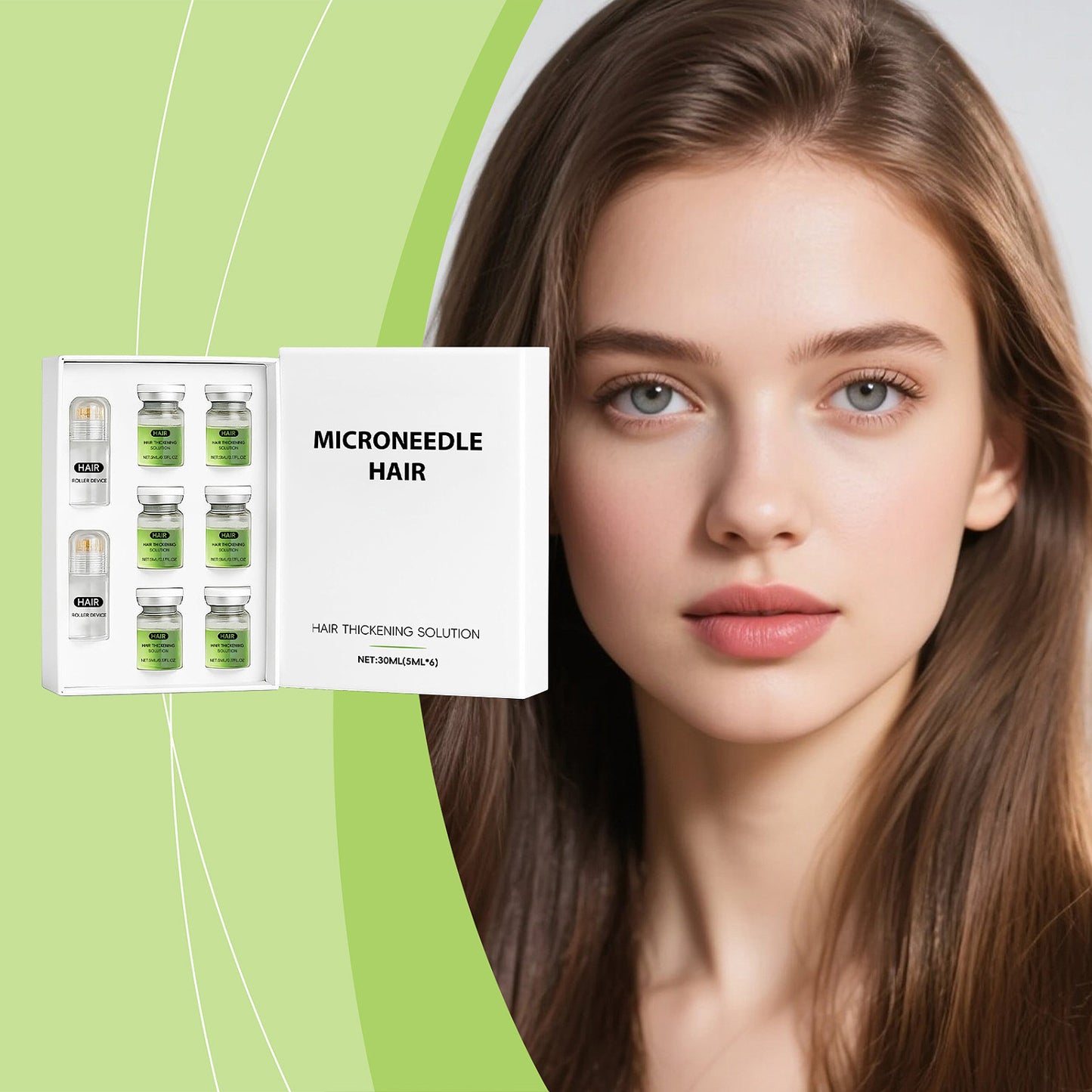 두피 헤어 볼륨 케어 세럼, 남녀공용, 모발 굵기 탄력 관리